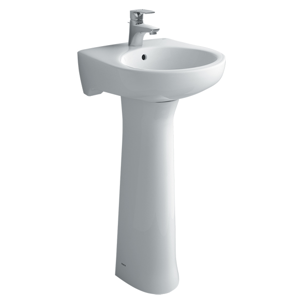 Chân chậu rửa mặt lavabo Inax L-284VD/BW1 màu trắng