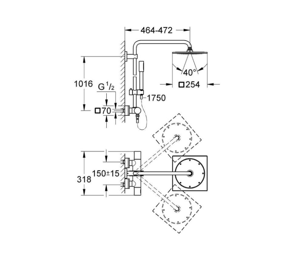 Sen cây nhiệt độ GROHE 27569000
