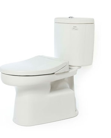 Bàn cầu 2 khối ToTo CS351DE2 (Nắp Eco-washer TCW07S)