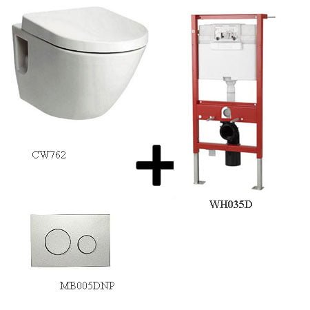 Bồn cầu ToTo CW762 kèm sản phẩm đồng bộ