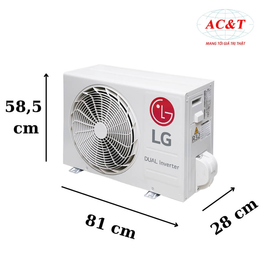 Điều hòa LG DUALCOOL™Không Inverter 1 chiều 18.000 BTU (2HP)|K18CH