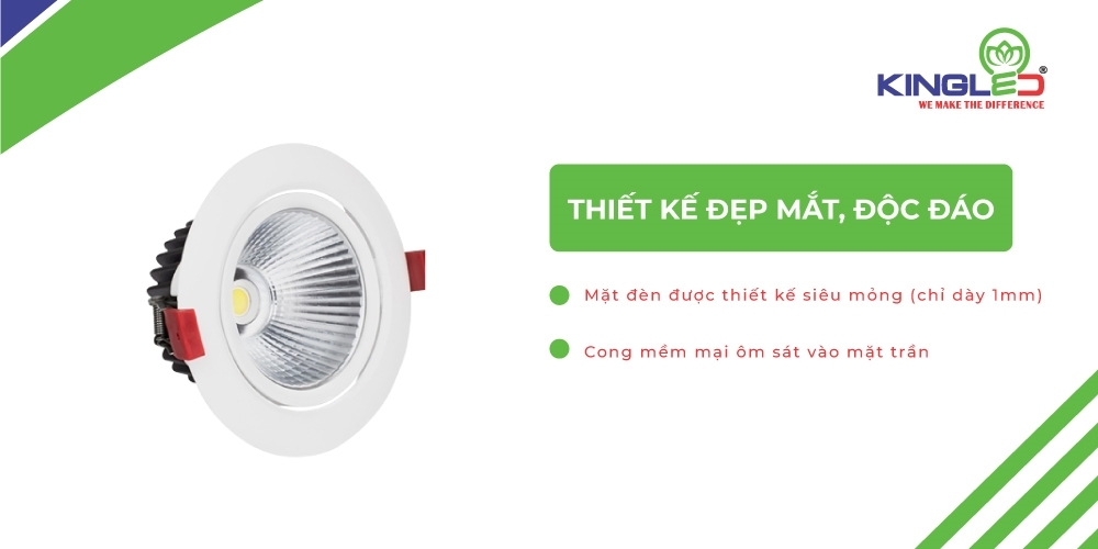 Đèn Led Âm Trần Rọi OPAL  7W D90-V/TT/TLR-7SS-T