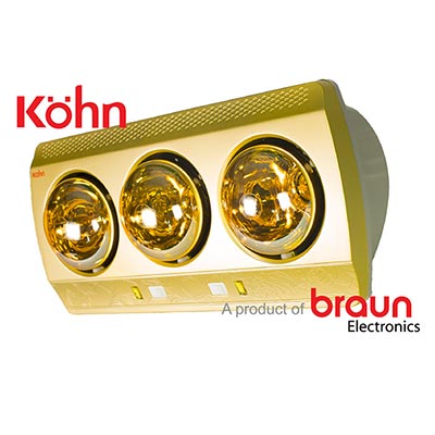 Đèn sưởi phòng tắm Braun Kohn KN03G