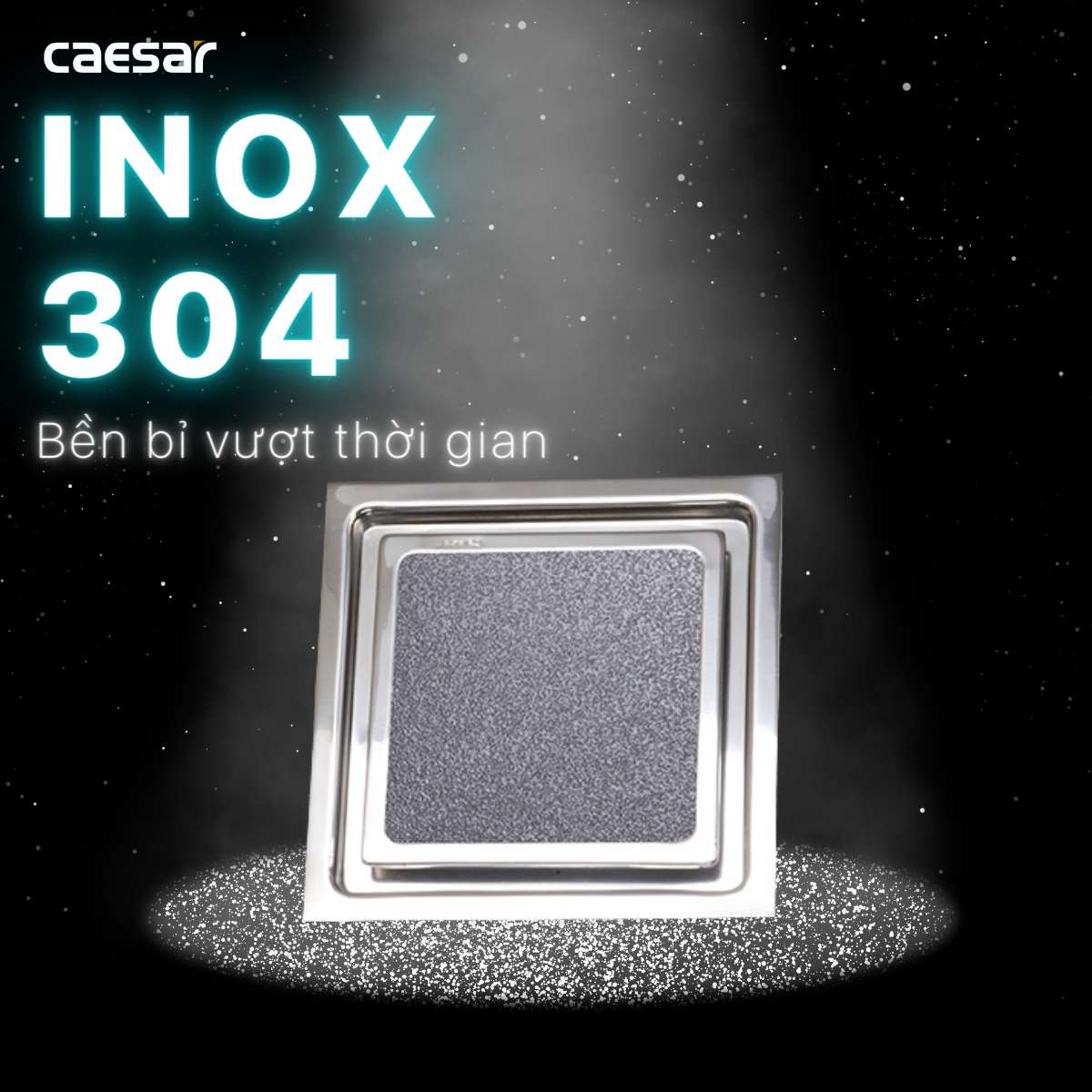 Ga thoát sàn Caesar F2090 (Ø90)