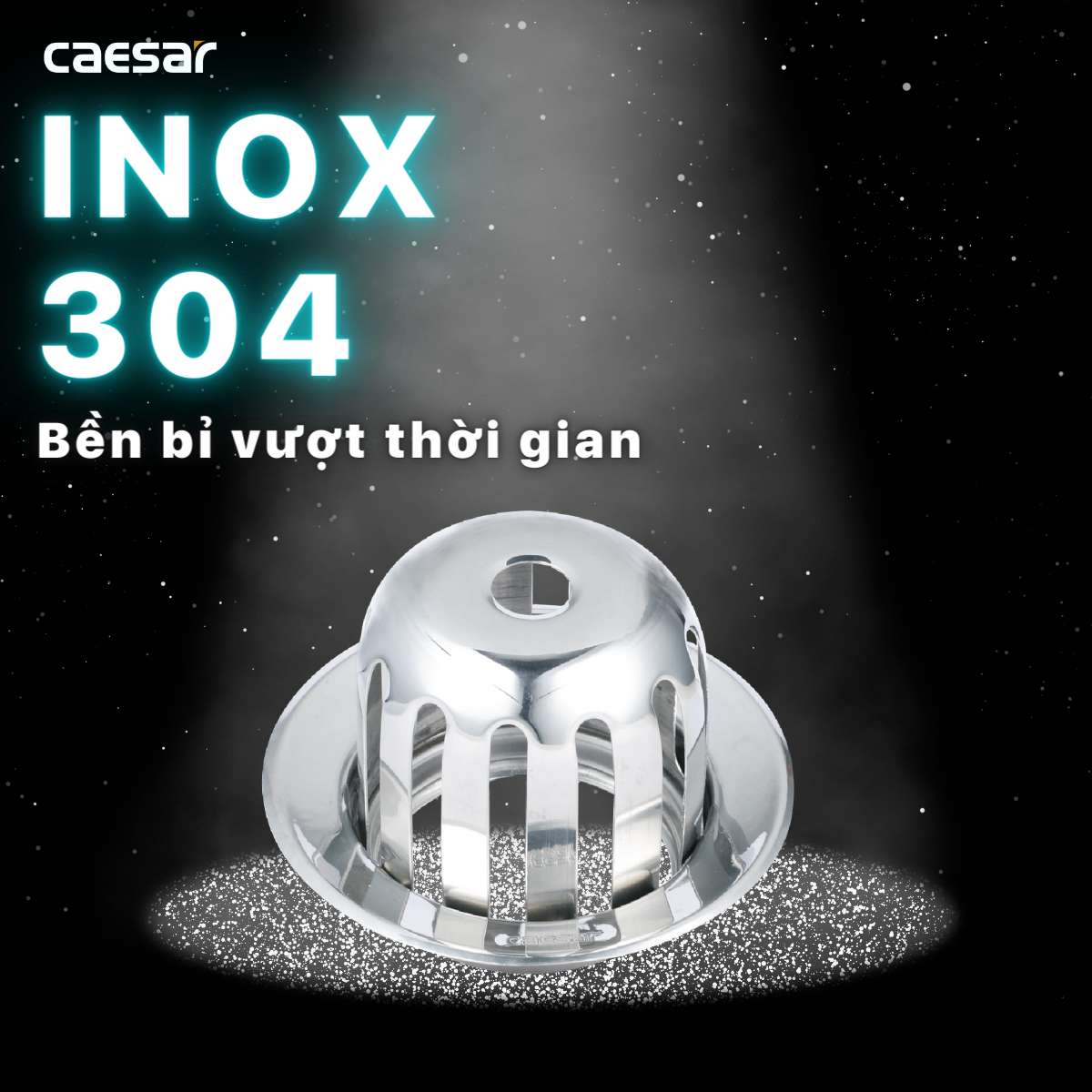 Ga thoát sàn Caesar F2323A (Ø90)