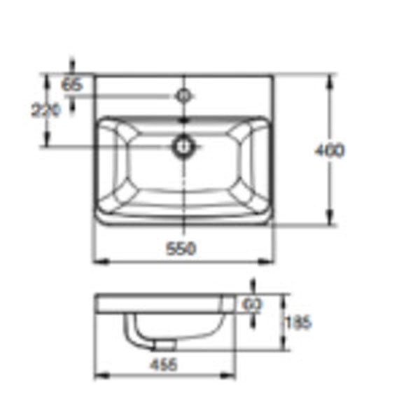 Chậu rửa lavabo American đặt bàn WP-F417