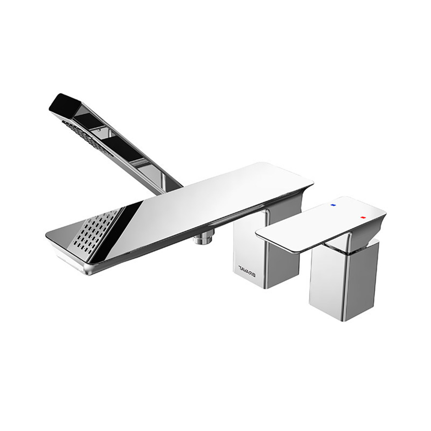 Vòi sen tắm xả bồn cao cấp Bravat F556101C-2-ENG