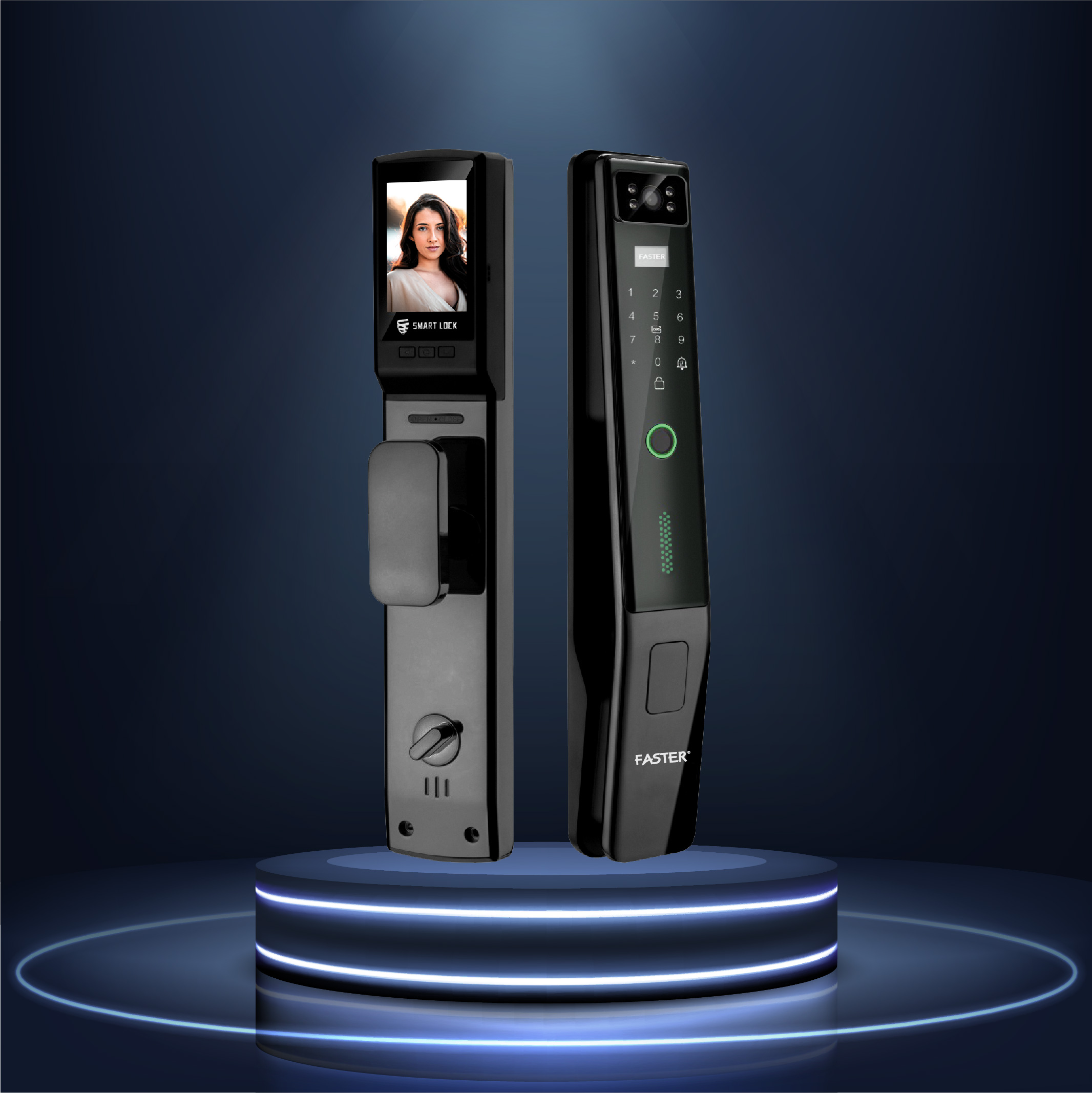 Khoá vân tay chuông hình FS006 BG