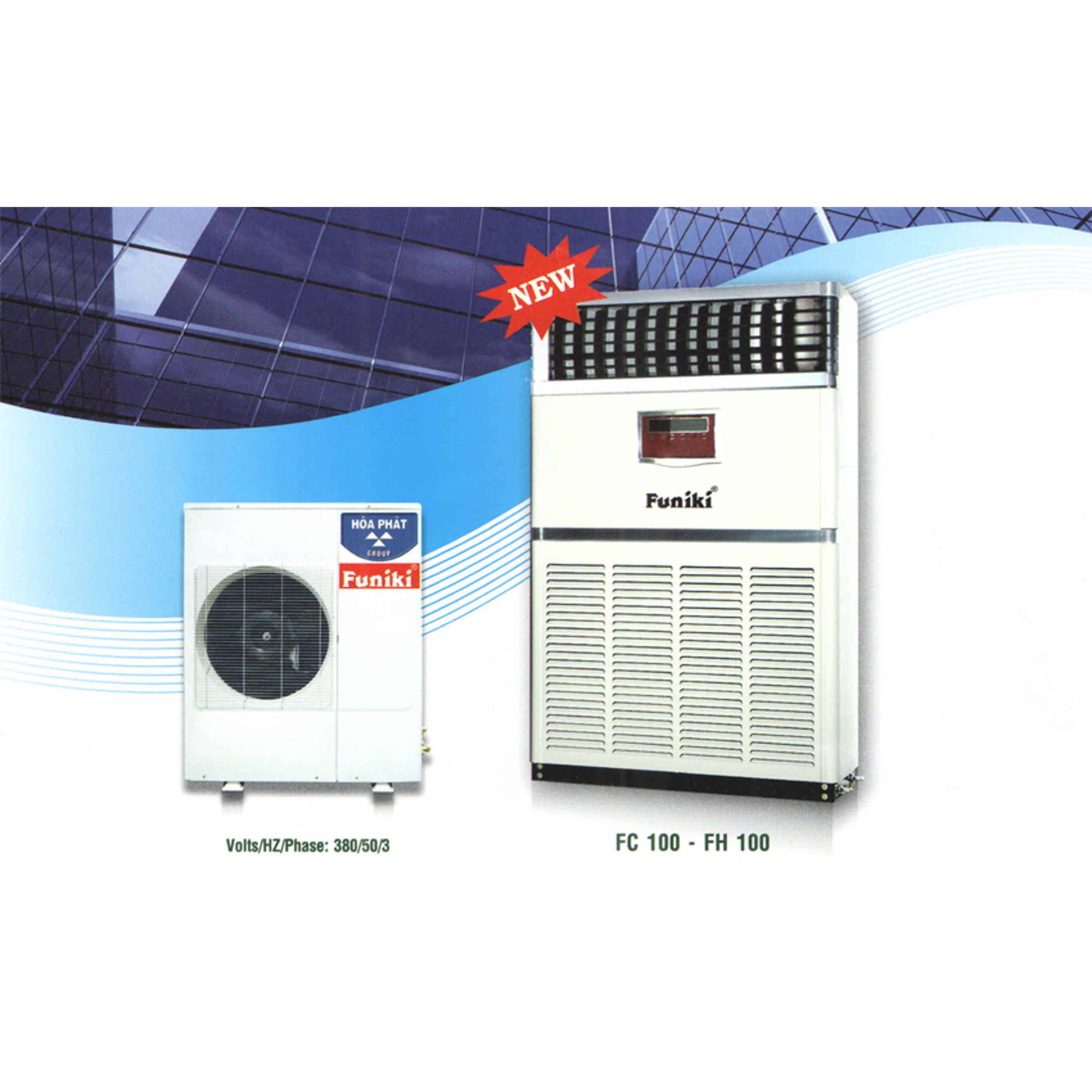 Điều Hòa Tủ Đứng 100000BTU 2 Chiều FH100MCC