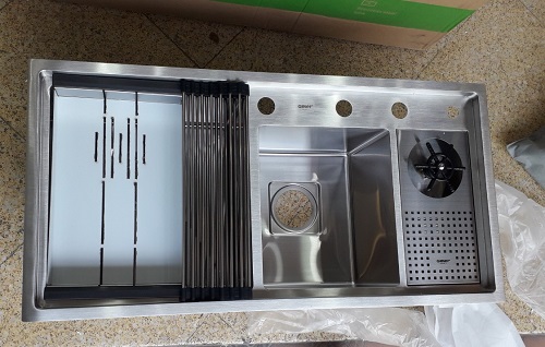 Chậu rửa bát Geler GL- 9045 có máy rửa chén cốc