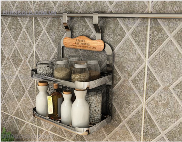 Giá treo ngoài gia vị 2 tầng EUROGOLD EV28