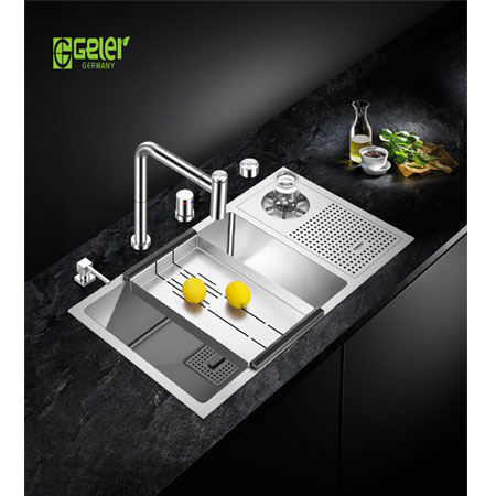 Chậu rửa bát Geler GL-7643 có máy rửa chén