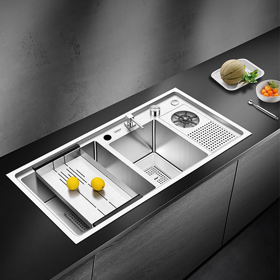 Chậu rửa bát Geler GL- 9045 có máy rửa chén cốc