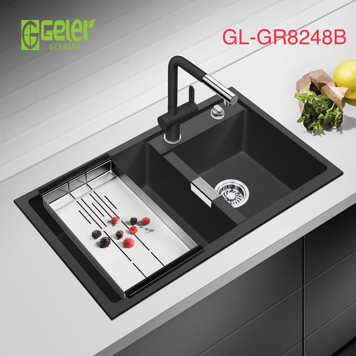 Chậu rửa bát Geler GL-8248B