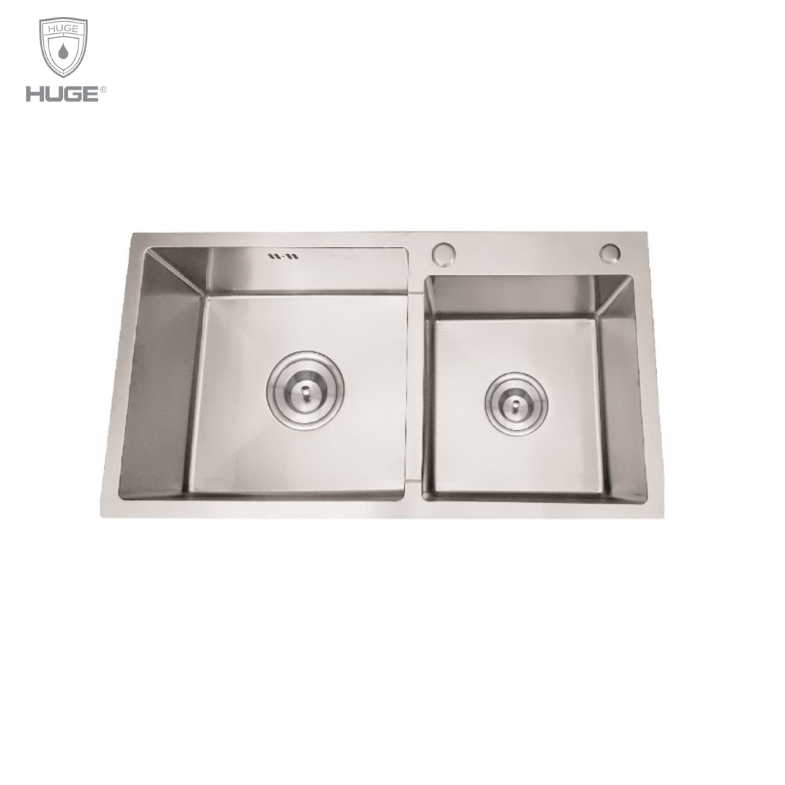 CHẬU RỬA BÁT 2 HỐ LỆCH HUGE (H-1200A1)