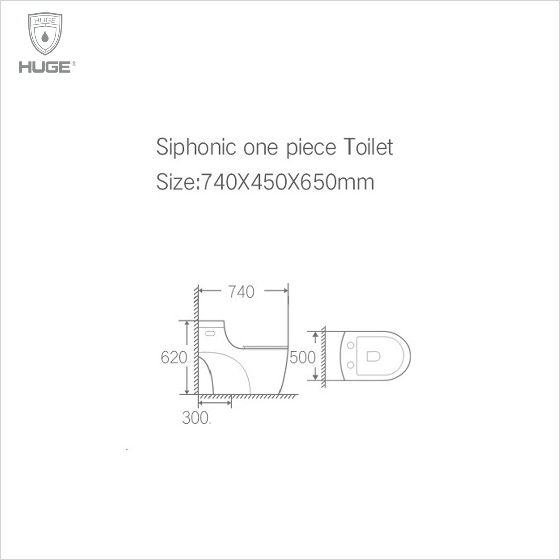 Bồn cầu một khối (H-BC998)