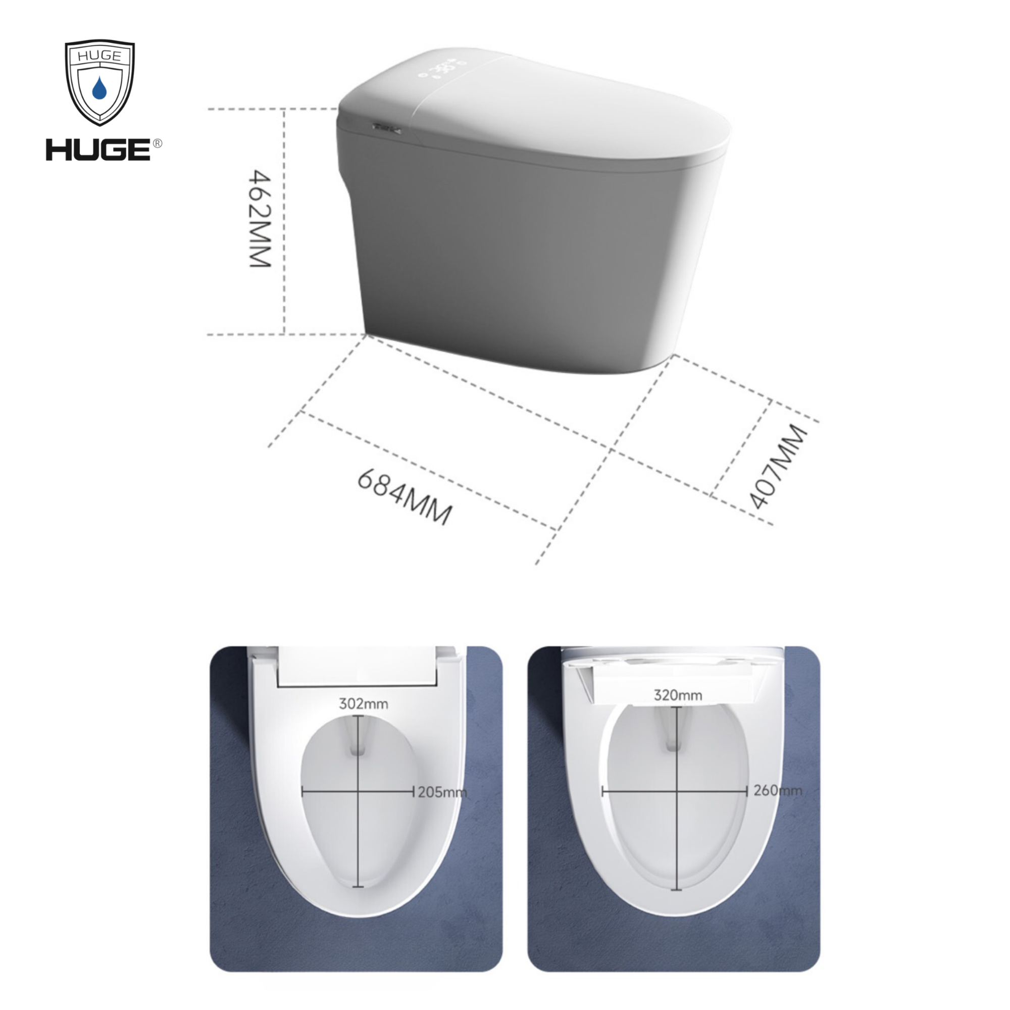 BỒN CẦU THÔNG MINH H-BS2468 PRO