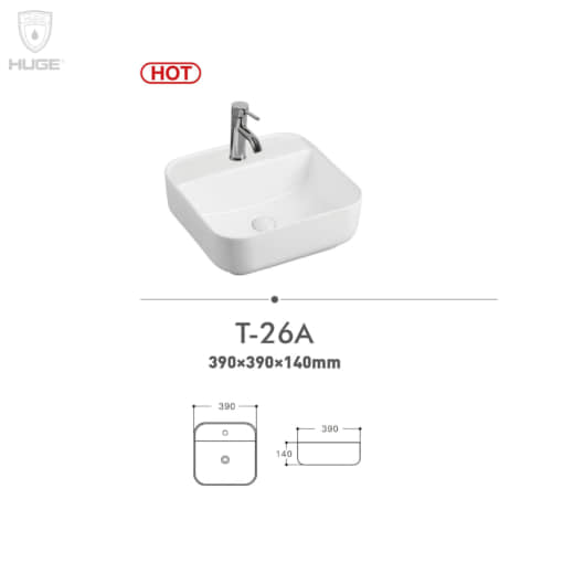 CHẬU LAVABO ĐẶT BÀN HUGE (H-LD2390)