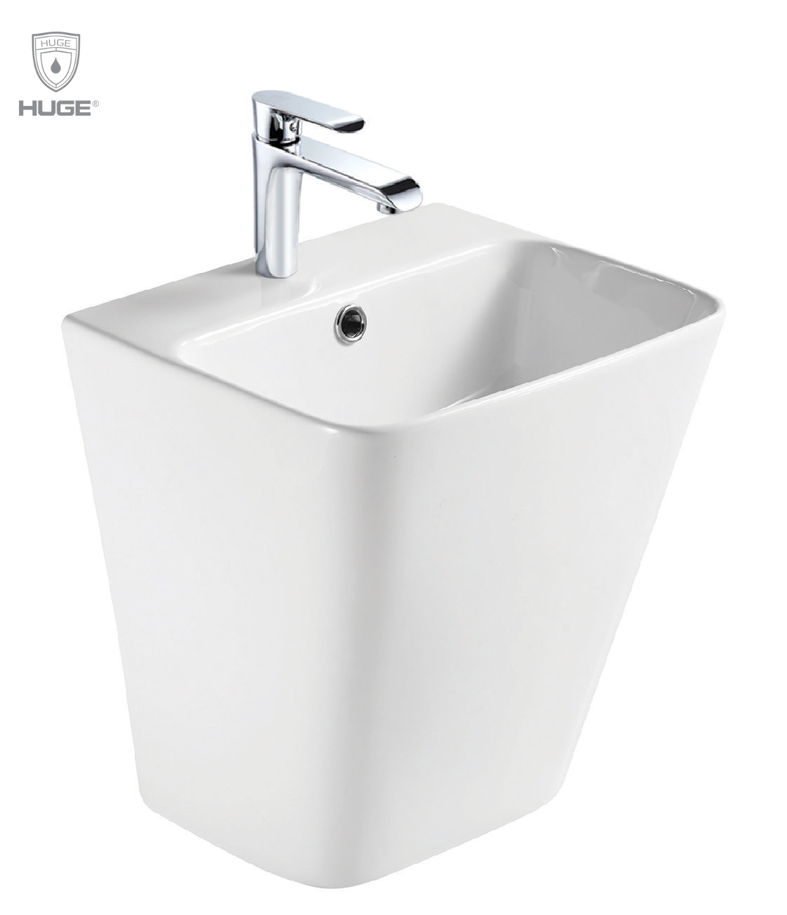 CHẬU LAVABO TREO TƯỜNG HUGE (H-LV162S)
