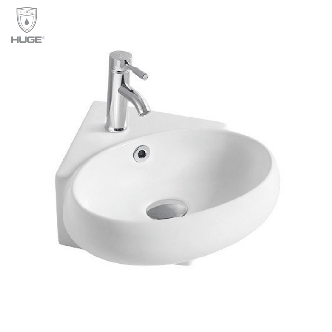 CHẬU LAVABO TREO TƯỜNG HUGE (H-LVG400)