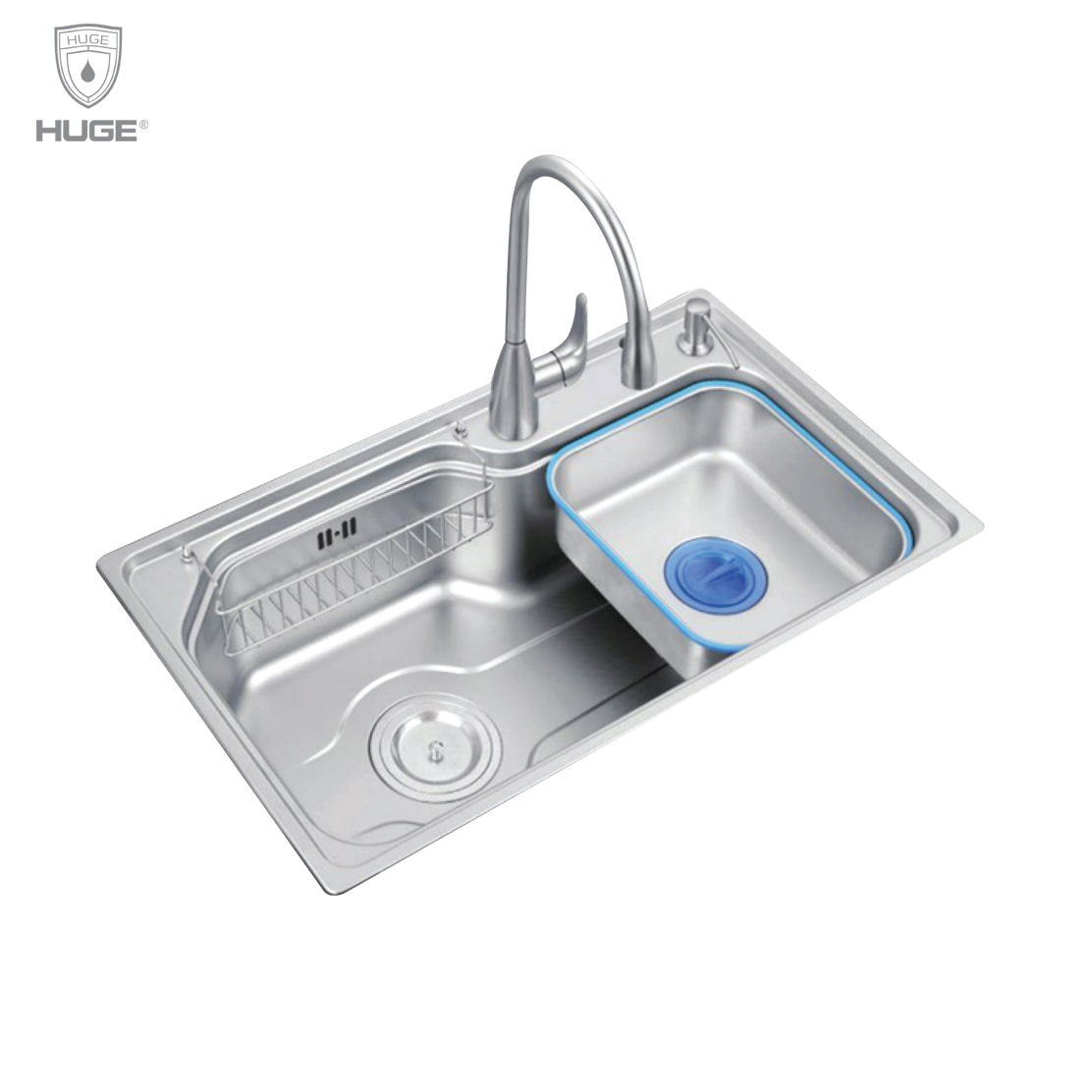 CHẬU RỬA BÁT 1 HỐ CÓ ĐA NĂNG (H-P100A)