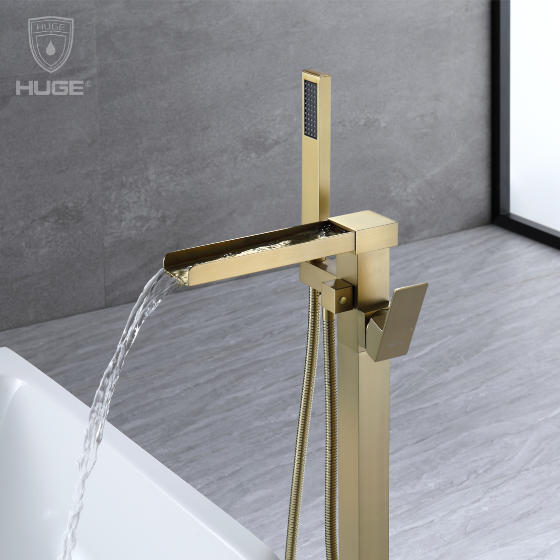 Sen tắm đặt sàn floor bathtub faucets (H-SF366G)