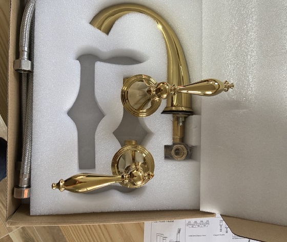 Vòi lavabo Pheonix Gold (H-W300VG)