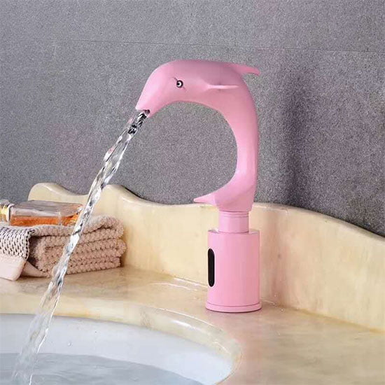 Vòi rửa lavabo cảm ứng trẻ em HCG HM-D93 Pink