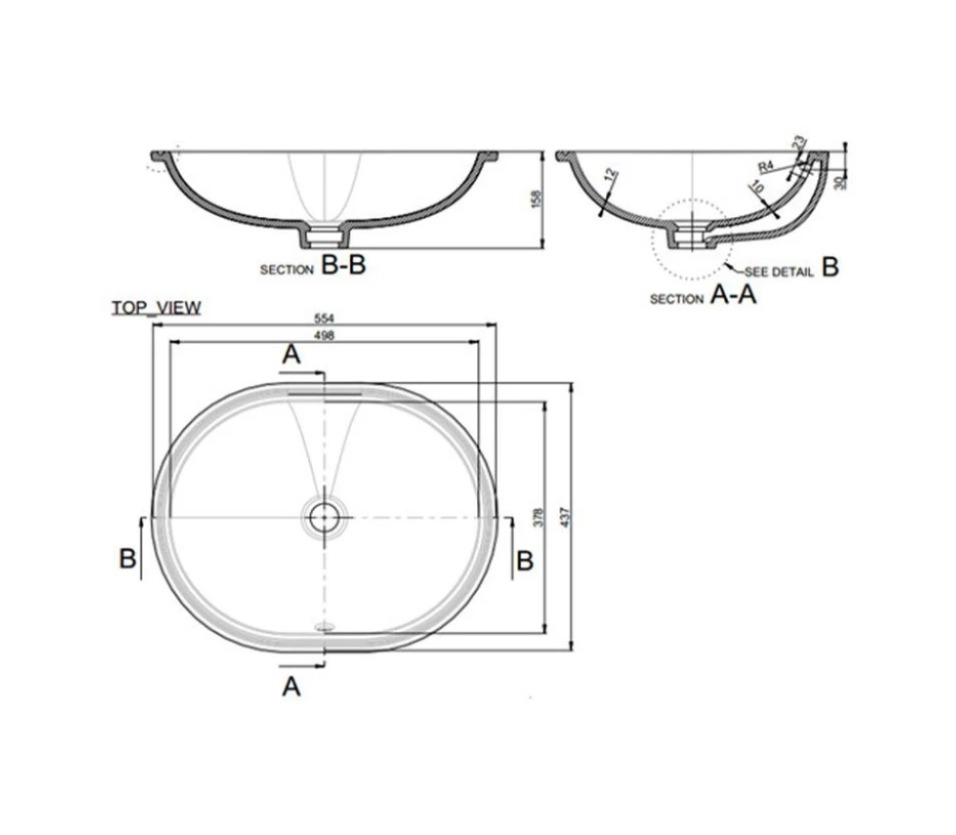 Lavabo âm bàn GROHE 3971100H