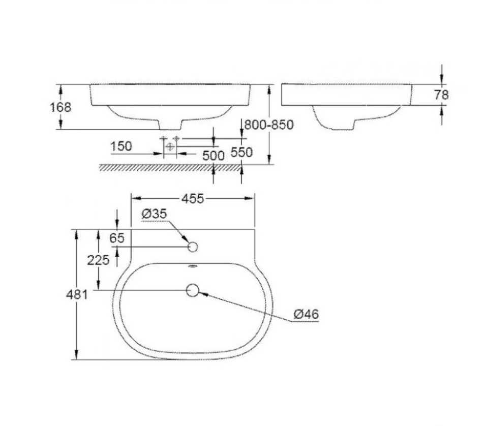Lavabo đặt bàn GROHE 39291000