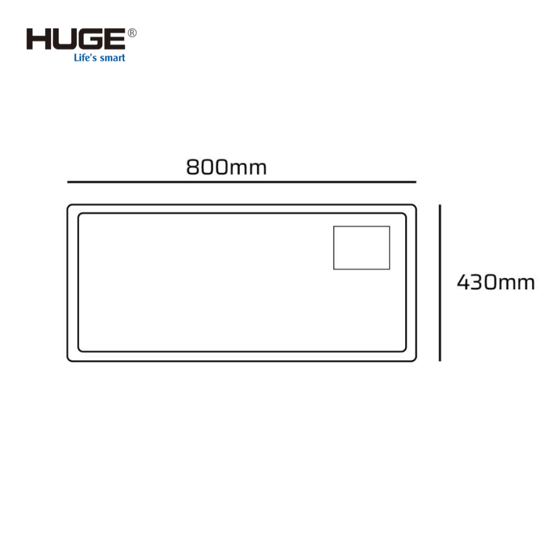 CHẬU RỬA BÁT HUGE H-KS8043U