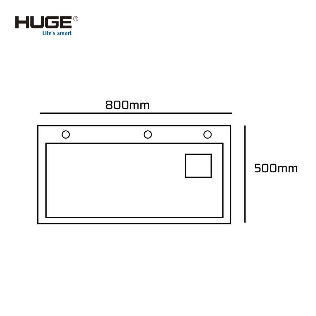 CHẬU RỬA BÁT HUGE H-KS8050