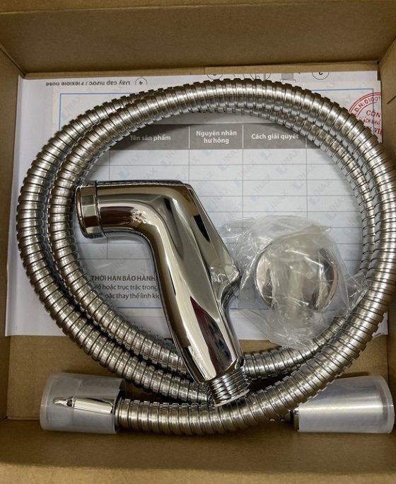 Vòi Xịt Toilet Inax CFV-105MM Dây Thép Không Gỉ SUS304