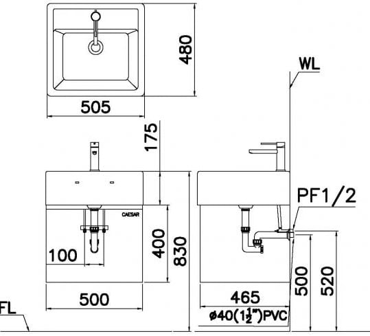 Lavabo Đặt Trên Bàn - LF5236