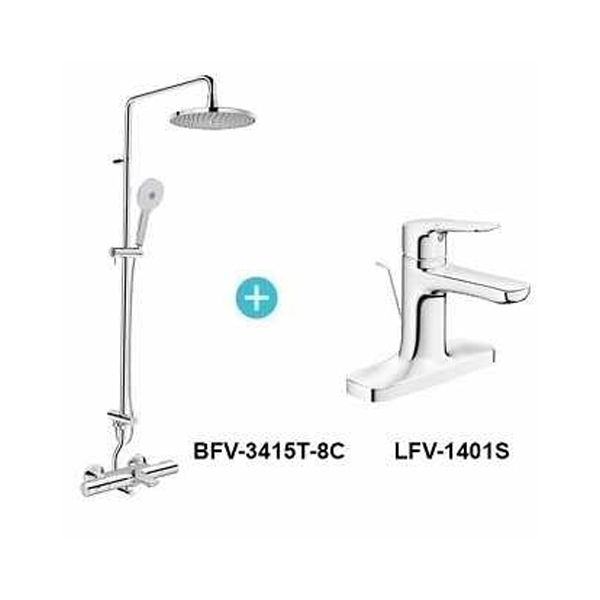 Combo Inax LFV-1401S + BFV-3415T-8C