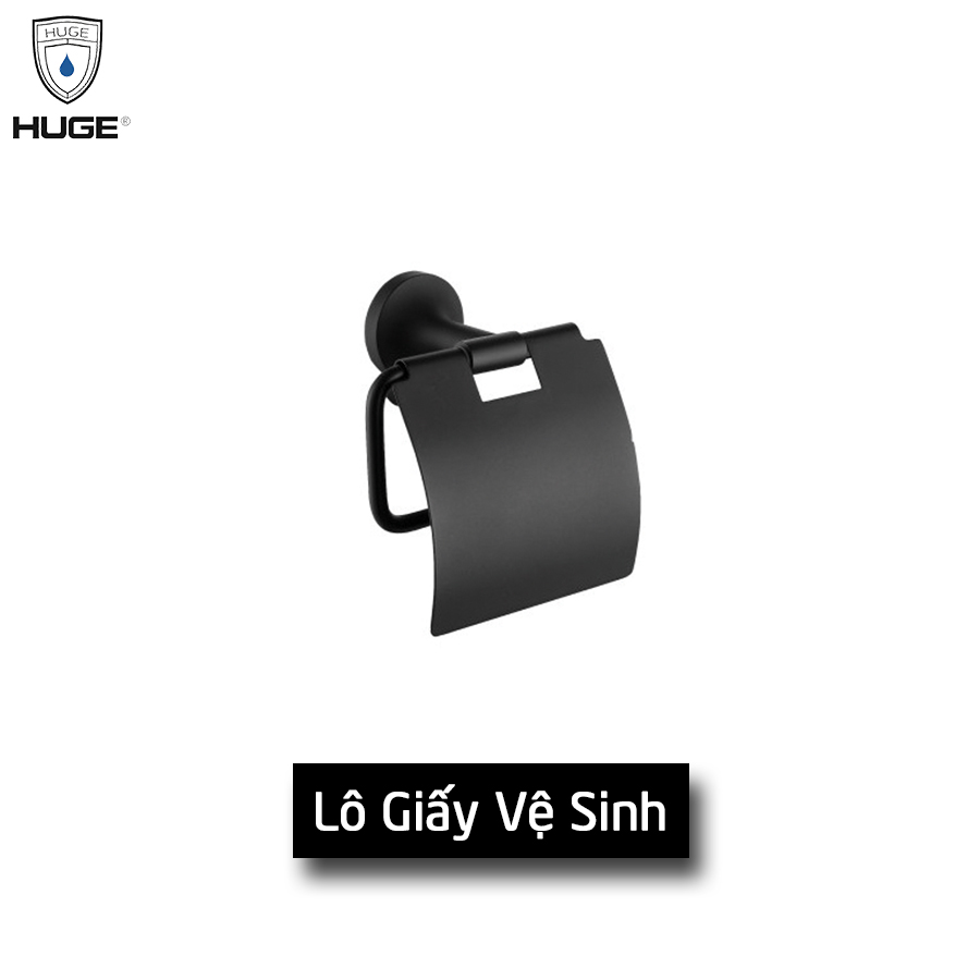 Lô giấy vệ sinh Huge Pamela màu 𝑚𝑎𝑡𝑡𝑒 𝑏𝑙𝑎𝑐𝑘 H-B1539B