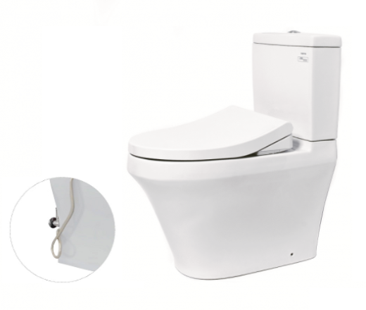 Bàn Cầu Hai Khối TOTO CS948DE4 Kèm Nắp Cơ TCW1211A