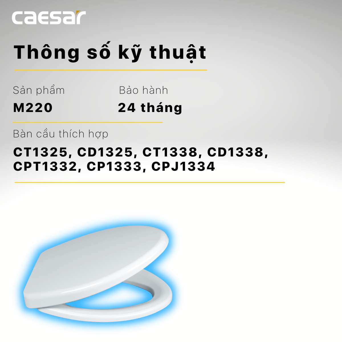 Nắp đóng thường Caesar M220