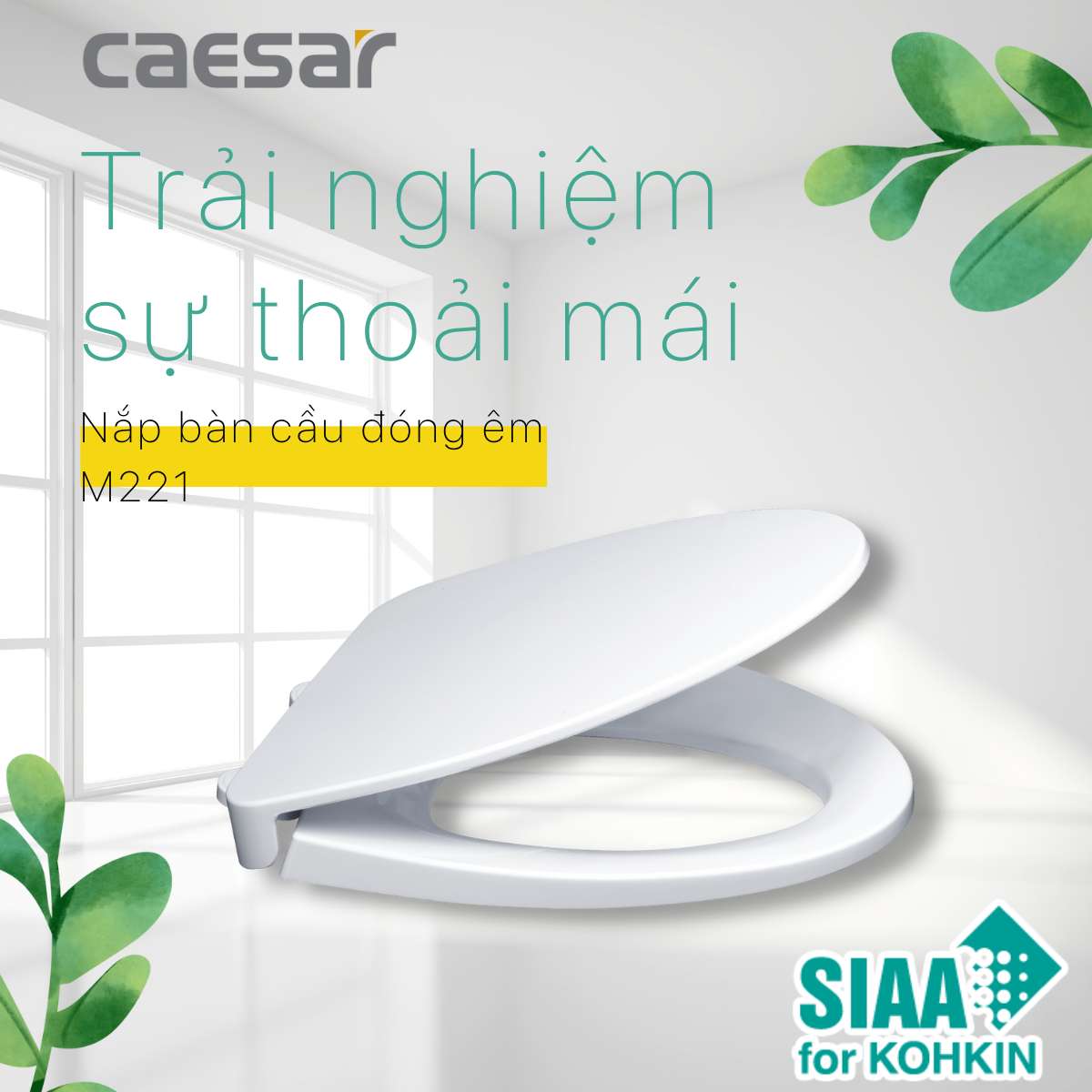 Nắp Đóng Êm Caesar M221