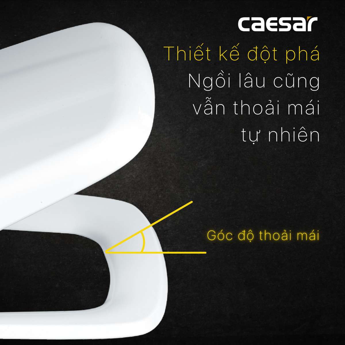 Nắp bồn cầu CAESAR M236