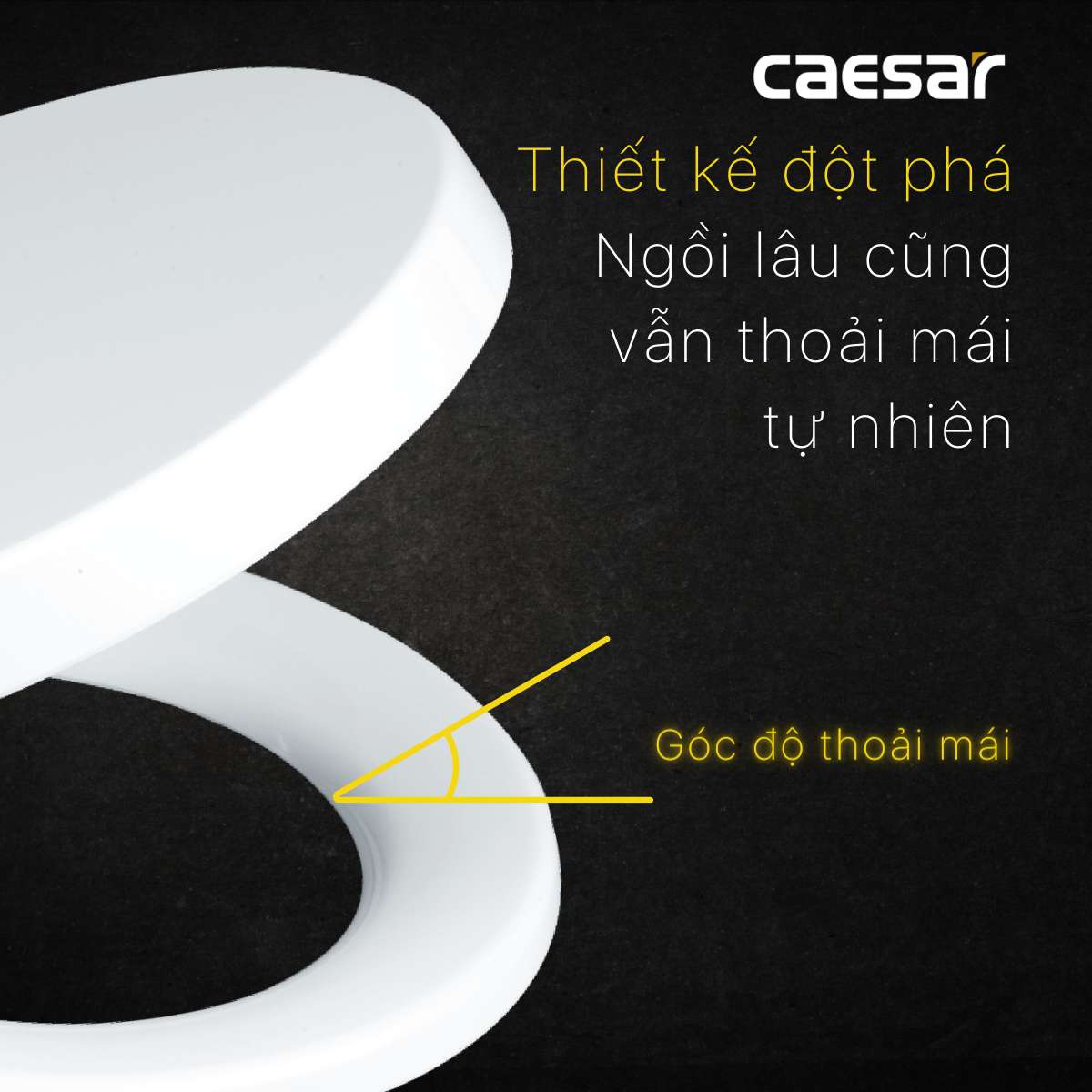 Nắp bồn cầu Caesar M243