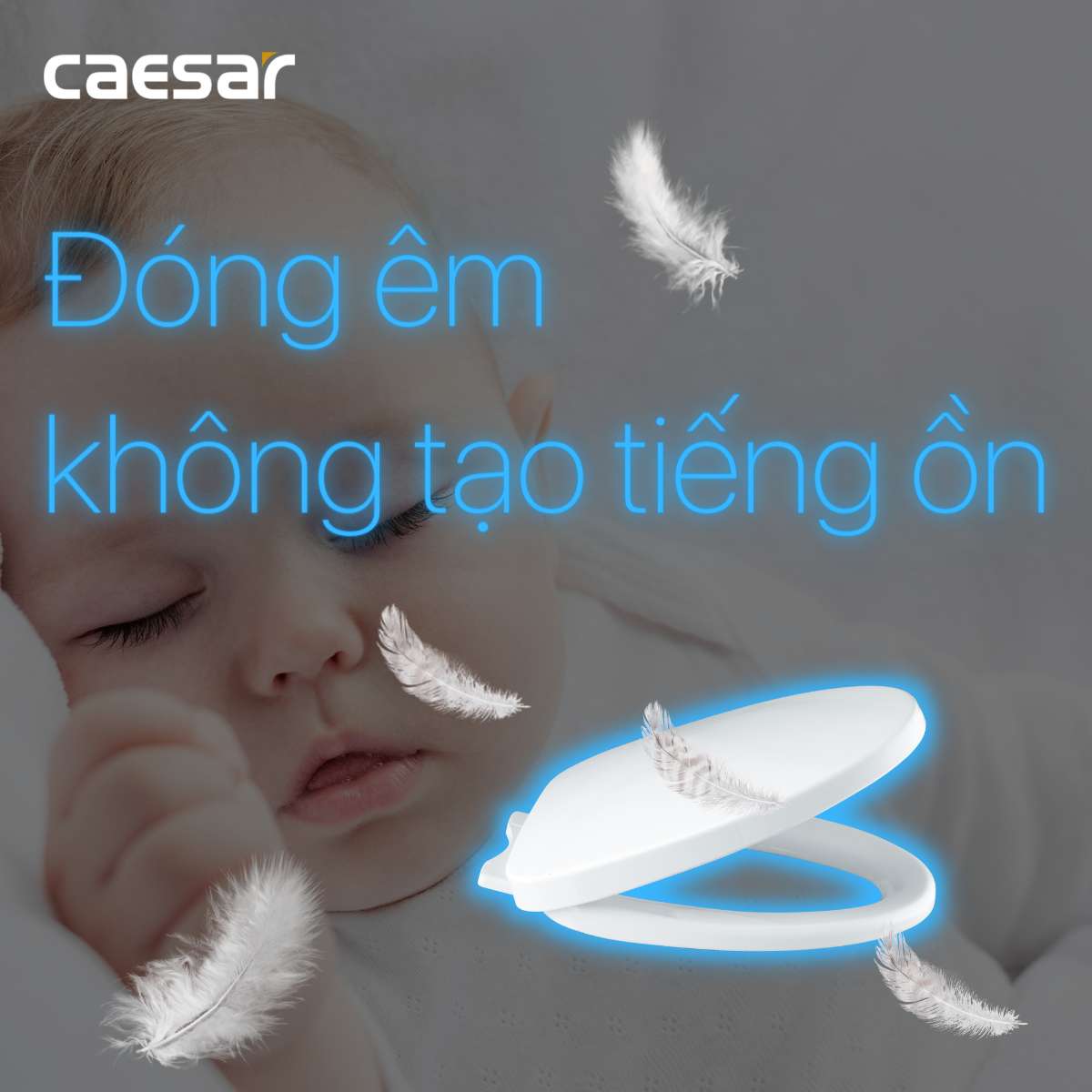 NẮP BỒN CẦU CAESAR M256