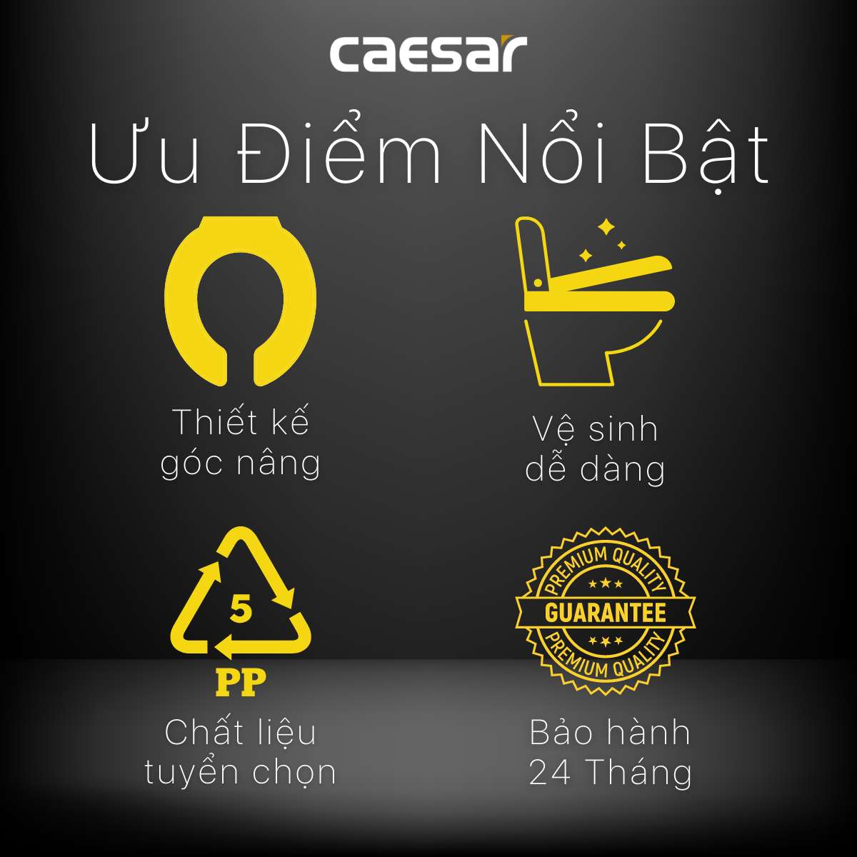 Nắp bồn cầu trẻ em Caesar M282