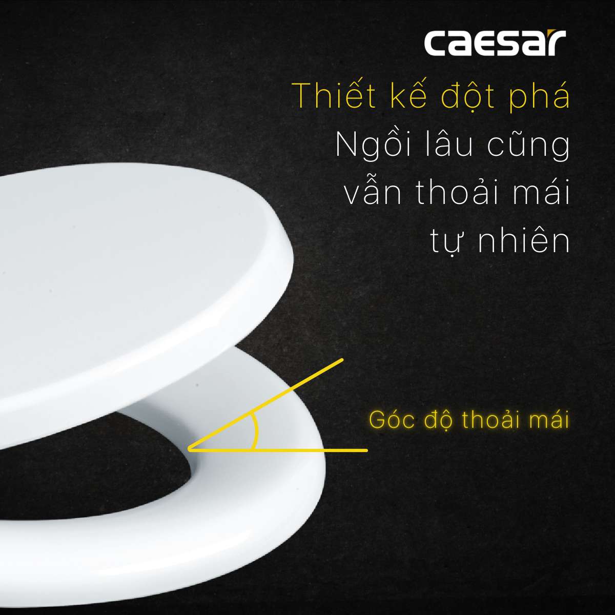 Nắp bồn cầu trẻ em Caesar M282