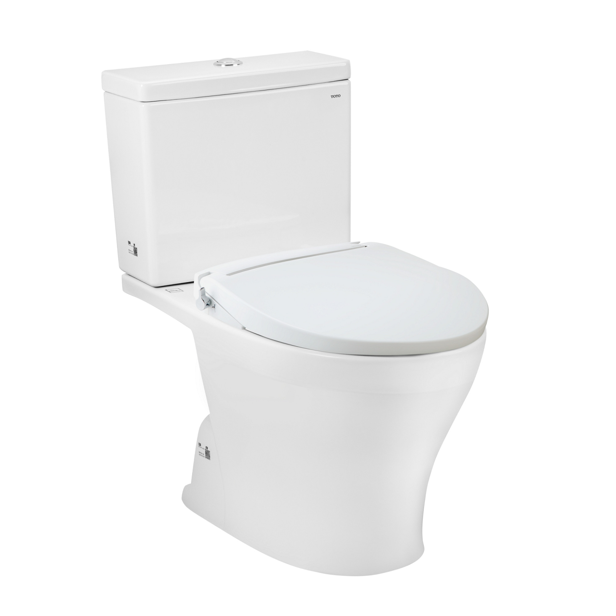 Bồn cầu hai khối TOTO CS326DE2 kèm nắp rửa cơ TCW07S