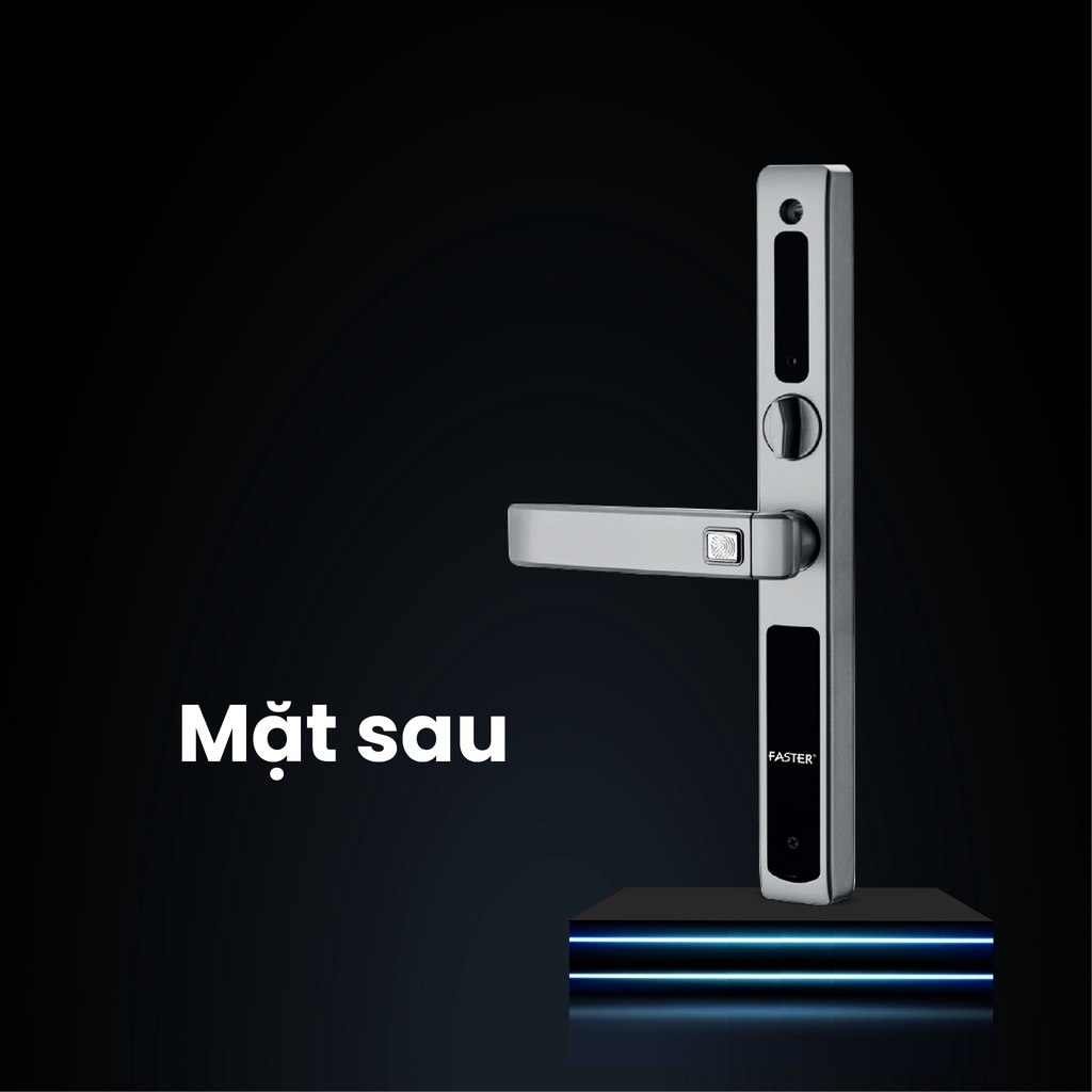 Khóa vân tay cửa nhôm FS6900 Grey