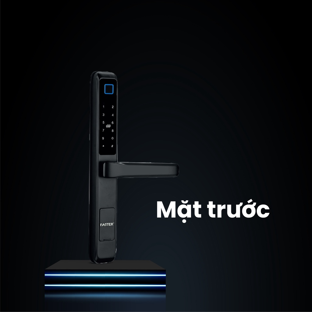 Khóa vân tay cửa nhôm FS6800 BL
