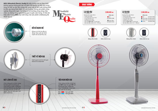 Quạt đứng Mitsubishi LV16S-RV CY-RD
