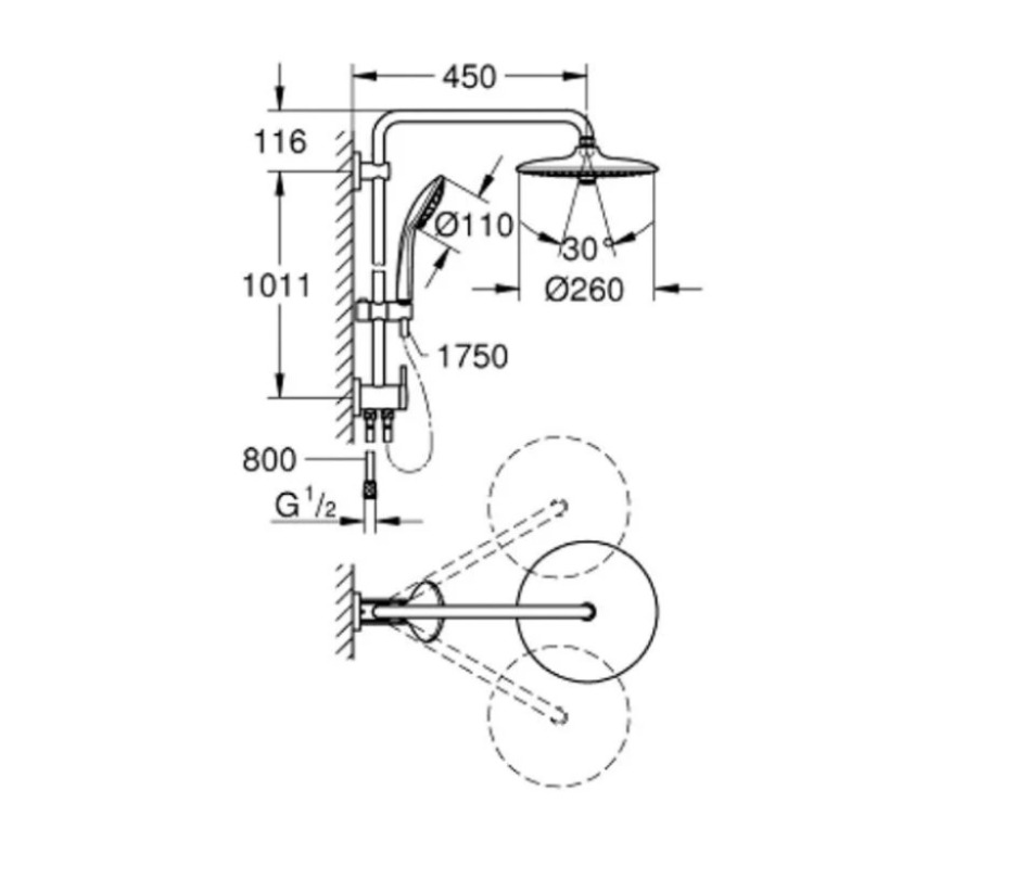 Sen cây nhiệt độ GROHE 27421002