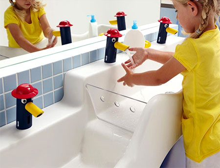 Vòi rửa lavabo cảm ứng trẻ em Miken MKV-01